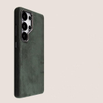 Luksuslik Nahast Magnetiline Attraction Kaanus Samsung Galaxy S26 Ultra S24 Plus S25U jaoks Premium Lihtne Suede Metallist Objektiivi R&otilde;nga Kate S25 Plus