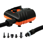Elektriline &otilde;hupump 16PSI K&otilde;rgsurve &otilde;hukompressor Mini Kaasaskantav Rehvit&auml;itur 110W Stand Up Paddle Boardi, T&auml;ispuhutava Basseini, Paadi jaoks black