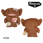 47cm Suur Fuggler Naljakad Koledad Hambulised Koletised Pehmed M&auml;nguasjad Originaal Fuggler Kawaii Pehme T&auml;idisega Padi Armsad Pehmed M&auml;nguasjad Nukk Laste Kingitused