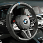 K&auml;sitsi &otilde;mmeldud libisemiskindel auto roolikatte kate BMW M Sport G30 G02 X5 F40 F41 g82 M4 jaoks DIY pehme seemisnahast auto sisustus