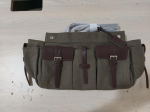 Luksuslik L&otilde;uend Nahast Mitme Taskuga T&otilde;mblukuga Sulgemisega Vintage &Otilde;lakott Naistele, Mootorratturi Stiilis K&auml;ekott, Kerge 35X17X24CM roheline