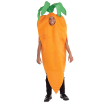 Meeste T&auml;iskasvanute Porgandi Kost&uuml;&uuml;m Oranžid K&ouml;&ouml;giviljad ja Toidu Kost&uuml;&uuml;mid Halloweeni Cosplay'ks Naljakas Kost&uuml;&uuml;mikomplekt One Size oranž