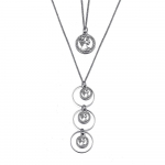 Mood mitmekihilised peaga m&uuml;ndid Pandent kaelakee Seksikas Boho Statement Kahekorruseline kett naiste ehted kuld