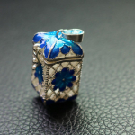 Aroomiteraapia Copper Locket Essential Oil Aroma Parf&uuml;&uuml;mi ripatsiga ristk&uuml;lik as described