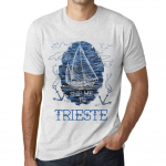 Meeste vintage triiks&auml;rk Graafiline T-s&auml;rk Saada mulle Triestesse Vintage valge XS anti-flash valge v&auml;rv