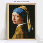 T&auml;is&uuml;mmargune teemantmaal Portree Teemanttikandid Ilu teemantmosaiikpilt 20X30