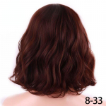 MISSQUEEN l&uuml;hikese lainega s&uuml;nteetilised juuksed, 8 v&auml;rvi saadaval parukas naistele kuumakindel igap&auml;evane t&auml;ielik valejuuks 10-12-30