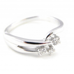 Bague Argent 'C&acirc;lin' 56 valge