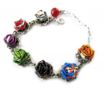 Les Tr&eacute;sors De Lily [N9570] - Bracelet artisanal 'New Life' multicolore (fait main) mitmev&auml;rviline