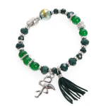 Les Tr&eacute;sors De Lily [Q5838] - Disainer k&auml;ev&otilde;ru  Lilipoupettes  roheline (roosa flamingo) - 22x18 mm roheline