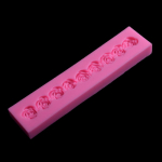 Fondant silikoonvorm Stereo Rose silikoonvorm K&uuml;psetusn&otilde;ud DIY koogivorm roosa