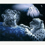 5D teemantmaalikomplekt metsloomad leopard k&auml;sitsit&ouml;&ouml; vaikkivi t&auml;isring puur teemanttikandid 20X30CM