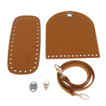 5x/Set PU k&auml;ekoti osad DIY Weave koti &otilde;mblustarvikud Must pruun