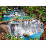 5D DIY teemantmaali komplekt maastik kosk Teemantkunst tikandid kividest kaunistused koduks 25x30cm