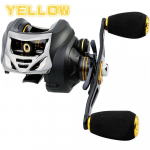 SOUGAYILANG Baitcasting p&uuml;&uuml;girullid 11+1 BB kiire heitmisrull v&auml;listingimustes kasutatavad p&uuml;&uuml;girullid Left Hand kollane