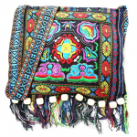 Yogodlns Hmong Vintage etniline &otilde;lakott tikandid Boho hipi tutt 29x26cm