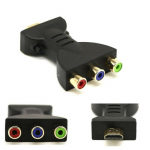 HDMI isa ja 3 RCA-video heli-AV-adapteri komponentmuundur HDTV DVD jaoks