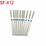 10 tk Diamond Burs Medium Dental FG 1,6 mm suure kiirusega puurid poleerimiseks ja silumiseks hambapoleerimismasinad SF-X12