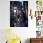 DINGPU isetehtud 5D teemantmaal, ristpistega pilt t&auml;is&uuml;mmarguse puuriga teemanttikandid maastiku mosaiik kunstisein 20X30CM