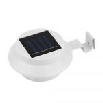 3 LED-i p&auml;ikeseenergial t&ouml;&ouml;tava tara vihmaveerenni valgusega v&auml;liaia seina fuajee valgusti p&auml;ikesepaneeli tee tara valge