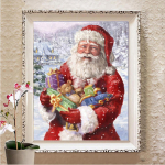 5D teemantmaal, t&auml;isnurkne puur, teemanttikandid, maastik, mosaiik, n&auml;put&ouml;&ouml;, seinakujundus Full Round (20X30CM)