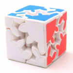 Hellocube 2x2 Gear Magic Cube Shift Speed ​​Puzzle Cube Harivad m&auml;nguasjad lastele Twist Puzzle Magic Cube Poiste m&auml;nguasjad valge