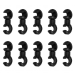 10 tk jalgratta kaabliklambrid p&ouml;&ouml;rlevad konksud MTB jalgratta k&auml;iguvahetaja k&auml;iguvahetaja tross piduri trossi korpuse kinnitus kollane