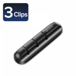 QOOVI kaabliorganisaatori halduse juhtmehoidja Paindlik USB-kaabli kerija Korralikud silikoonklambrid USB-juhtme jaoks hiire klaviatuuri k&otilde;rvaklappide kaitse 1 pcs must