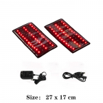 Infrapuna jalad, k&auml;ed, salendavad padjad, kaasaskantavad punased valgusteraapia m&auml;hised rasva p&otilde;letavad keha salendav masin jalad k&auml;ed parandavad valu kuumapadjad 27 x 17cm must