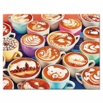 5D Teemantmaal Kohv Lavastused Kunst Tikand Toit Ristpistes Rhinestone Mosaiic Seinapildid K&ouml;&ouml;k Kodukaunistused Full Round 20x30CM