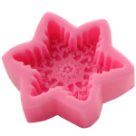 Snowflake Mousse j&auml;&auml;tise silikoonvorm Talvine j&otilde;ulukaunistus Loov k&auml;tetilga liim Aroomiteraapia k&uuml;&uuml;nlavorm