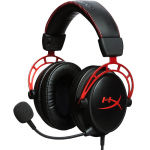 HYPERX Cloud Alpha - M&auml;nguri peakomplekt, Kahekordse kambriga draiverid, Legendaarne mugavus, Alumiiniumraam, Eemaldatav mikrofon &ndash; Punane