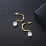 CMM Vogue kullav&auml;rvi ehted kuupmeetrist tsirkooniumoksiidist v&auml;ikesed helmed k&otilde;rvar&otilde;ngad kuld