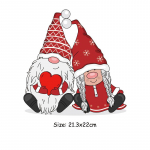 S&otilde;brap&auml;eva p&auml;kapikukleebised T-s&auml;rgile?Triikida peal plaastrid Kuumad &uuml;lekanded A-tasemel pestav kuumpressimine 21.3x22cm