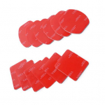 Kumerad lisatarvikute padjad Muud kaameratarvikud 12 tk Tarbeelektroonika Kiiver Lame 3M-i liimkinnitus GoPro Hero 4 3+ 3 2 jaoks