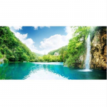 Teemanttikandid juga maastikumaal, t&auml;isristpistes &uuml;mmargune kivist mosaiikdekoor 5D Full Round 20x40CM