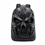 Seljakotid kott naistele ja meestele Steampunk gooti neet isikup&auml;ra Suure mahutavusega reisiseljakotid Kolju s&uuml;learvuti kool must
