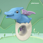 (H0826)Dinosauruse munad veep&uuml;stolid Pressi t&uuml;&uuml;p V&auml;ikesed pritsrelvad Peom&auml;nguasjad Veepritsiga leotis suvine veepritsrelvad One Size sinine