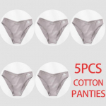 FINETOO 5tk/komplekt Naiste Puuvillane Tikandid Puuviljad Alusp&uuml;ksid Aluspesu V v&ouml;&ouml;koht Naiste M-XL Naiste p&uuml;ksid Pantys Intimates Lingerie XXXXL
