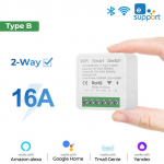 eWeLink Wifi 16A MINI Smart Switch Toetab kahesuunalist juhtimist Taimer Juhtmeta l&uuml;liti T&ouml;&ouml; Alexa Google Home'iga