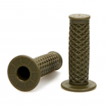 1 paar universaalset 22 mm klassikalist vana mootorratta k&auml;epidemete katet Harley jaoks Yamaha vintage motorolleri mootorratta k&auml;epideme kummist varrukakomplektile armee roheline v&auml;rv