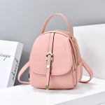 Naiste seljakott Naiste mitmek&uuml;lgne moodne nahast naiste seljakott suure mahutavusega reisikott V&auml;ike kott roosa