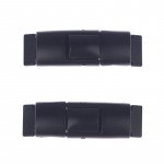 2 tk/komplekt Laisk kingapael, lipsu lukuta kingapaelad, fikseeritud artefakt must