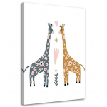 L&otilde;uendiprint Giraffe Animals Akvarell 40x60 mitmev&auml;rviline