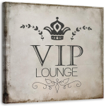 L&otilde;uendiprint VIP Lounge Retro kirjad 30x30 hall v&auml;rv