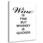 L&otilde;uenditr&uuml;kk Whiskey Wine 40x60 valge/must