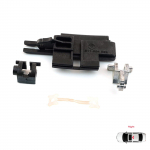 ESR535 4 tk katuseluugi liuguri juhtsiini kronsteini klambrid parem pool BMW 5. seeriale E39 1996-2003 4/5 ustega X5 E53 2000-2006 811694522 54128202296