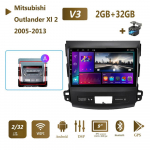 WIFI GPS Carplay stereo Mitsubishi Outlander Xl 2 jaoks Citroen C-Crosseri jaoks Peugeot 4007 jaoks 2005-2013 Android Auto 2din 2+32GB 2+32GB,A