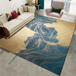 Elutoa geomeetriline vaip Sametine vaip Lapsed Magamistoa Voodivaibad Pehmed ruudukujulised kohevad vaibad Kodu Diivanilaua sisekujundus Vaibad 80x160cm (Small size)