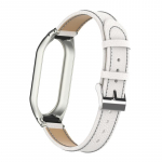 Nahast rihm Xiaomi Band 8 Randmepaelale Meeste Naiste k&auml;ev&otilde;ru jaoks Xiaomi Miband 8 NFC nutikella tarvikud Mood Xiaomi Band 8/NFC valge